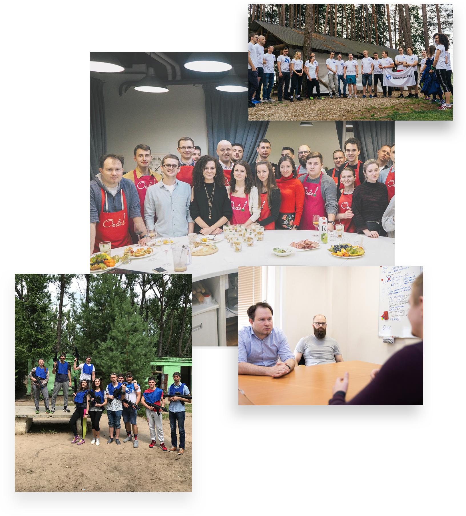 Our team collage